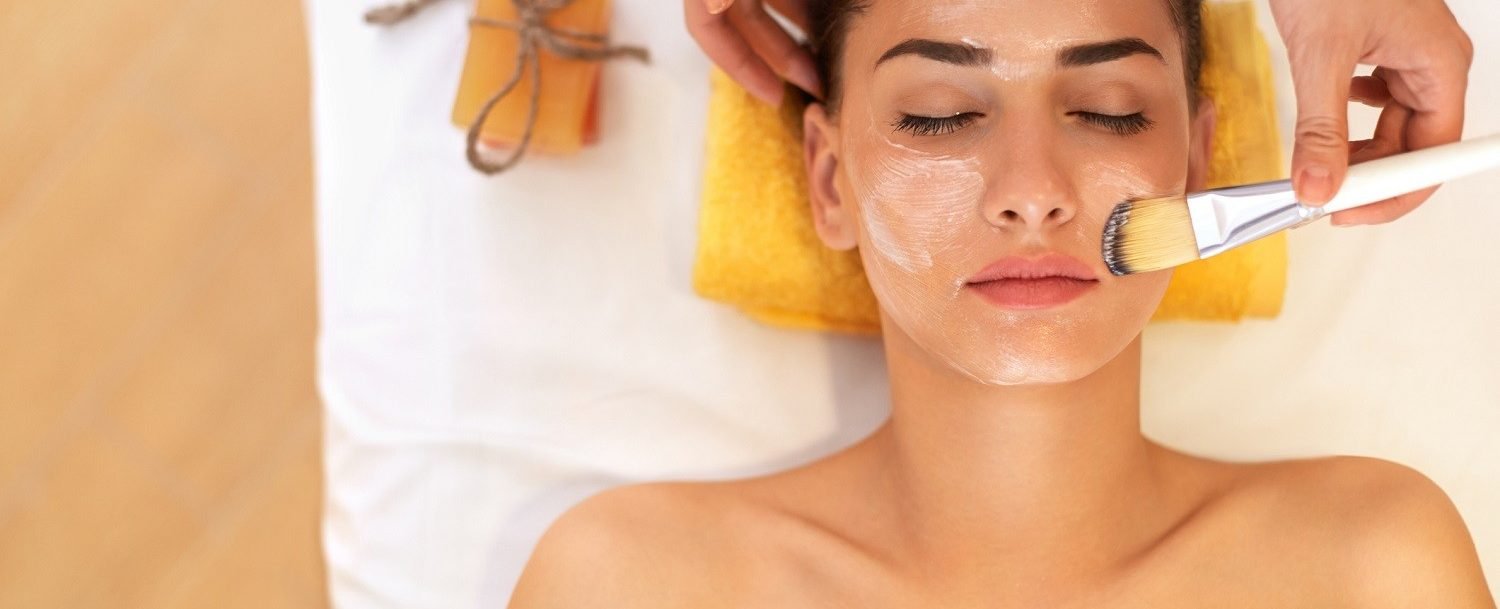 Woman in spa gets a facial during her mother-daughter getaway at HideAway Woman in spa gets a facial during her mother-daughter getaway at HideAway